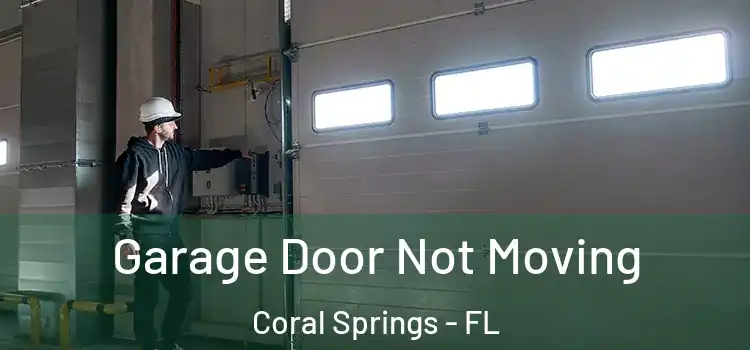  Garage Door Not Moving Coral Springs - FL